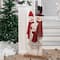 Glitzhome&#xAE; 35&#x22; Wooden Snowman Family Porch Sign